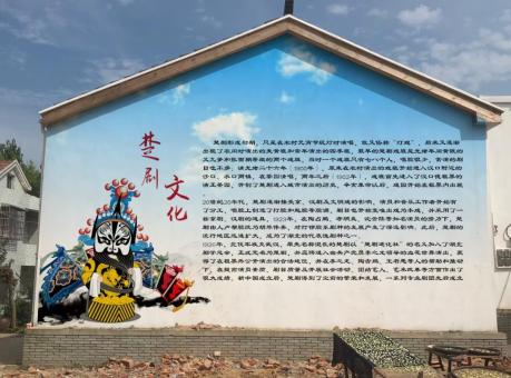 台前如何进行墙体彩绘制作