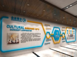 台前文化墙有助于企业什么改善？带来什么实际意义？