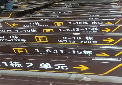 台前广告标识中，常见的几种安装方式。